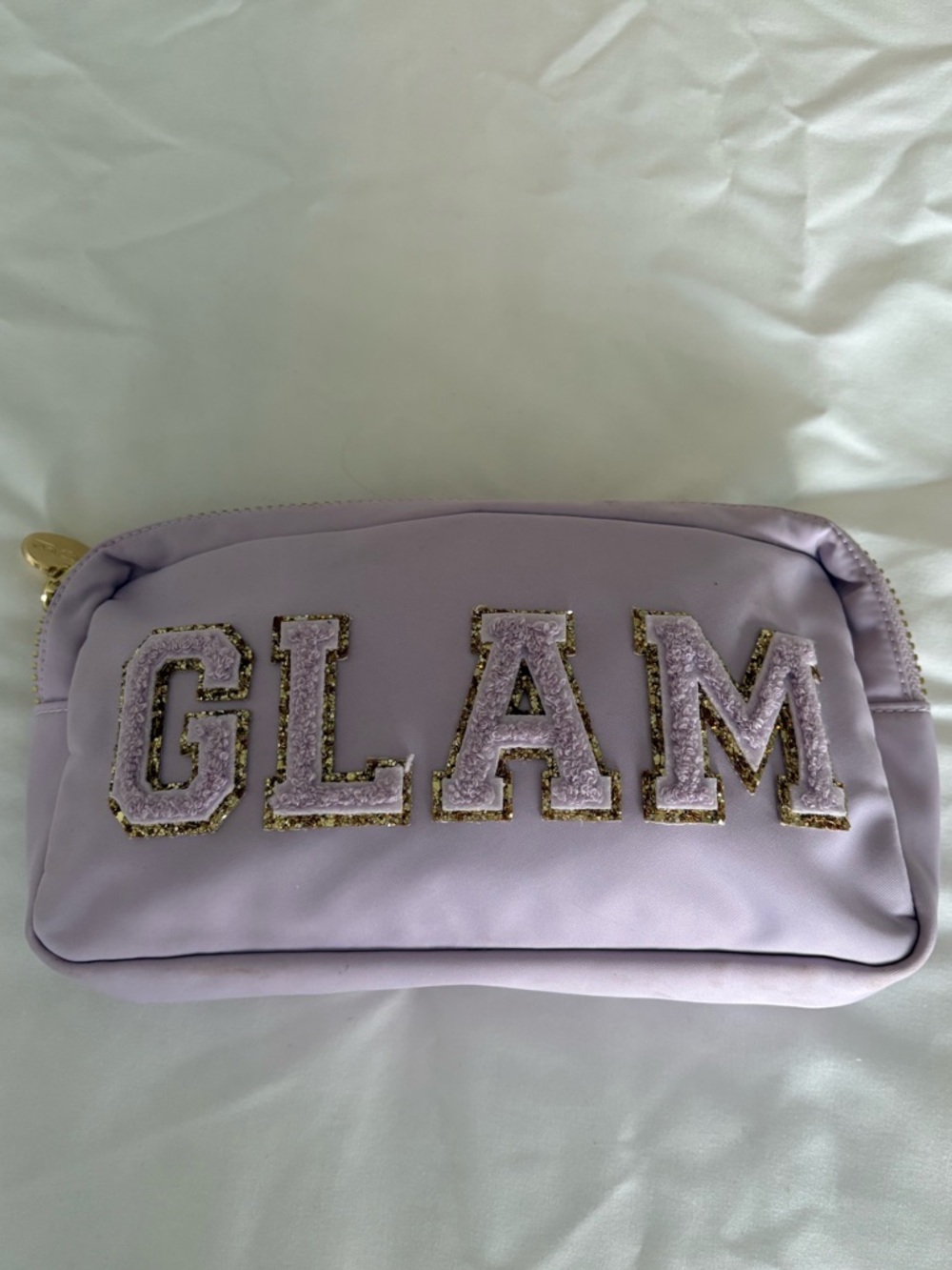 Stoney Clover Lane Lavender 'GLAM' Cosmetic Pouch